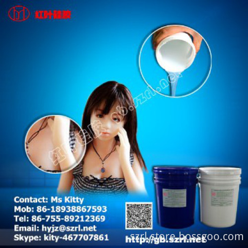 FDA Life casting silicone rubber for sex dolls making silicon factory
